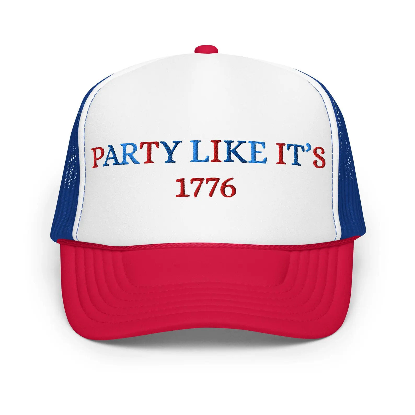 Party Like It’s 1776 Trucker Hat – Patriotic USA Hat – Funny 4th of July Cap – America Pa... | Etsy (US)