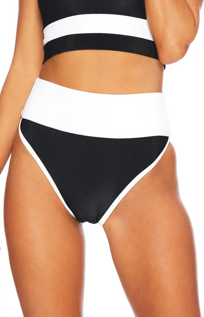Emmy Colorblock High Waist Bikini Bottoms | Nordstrom