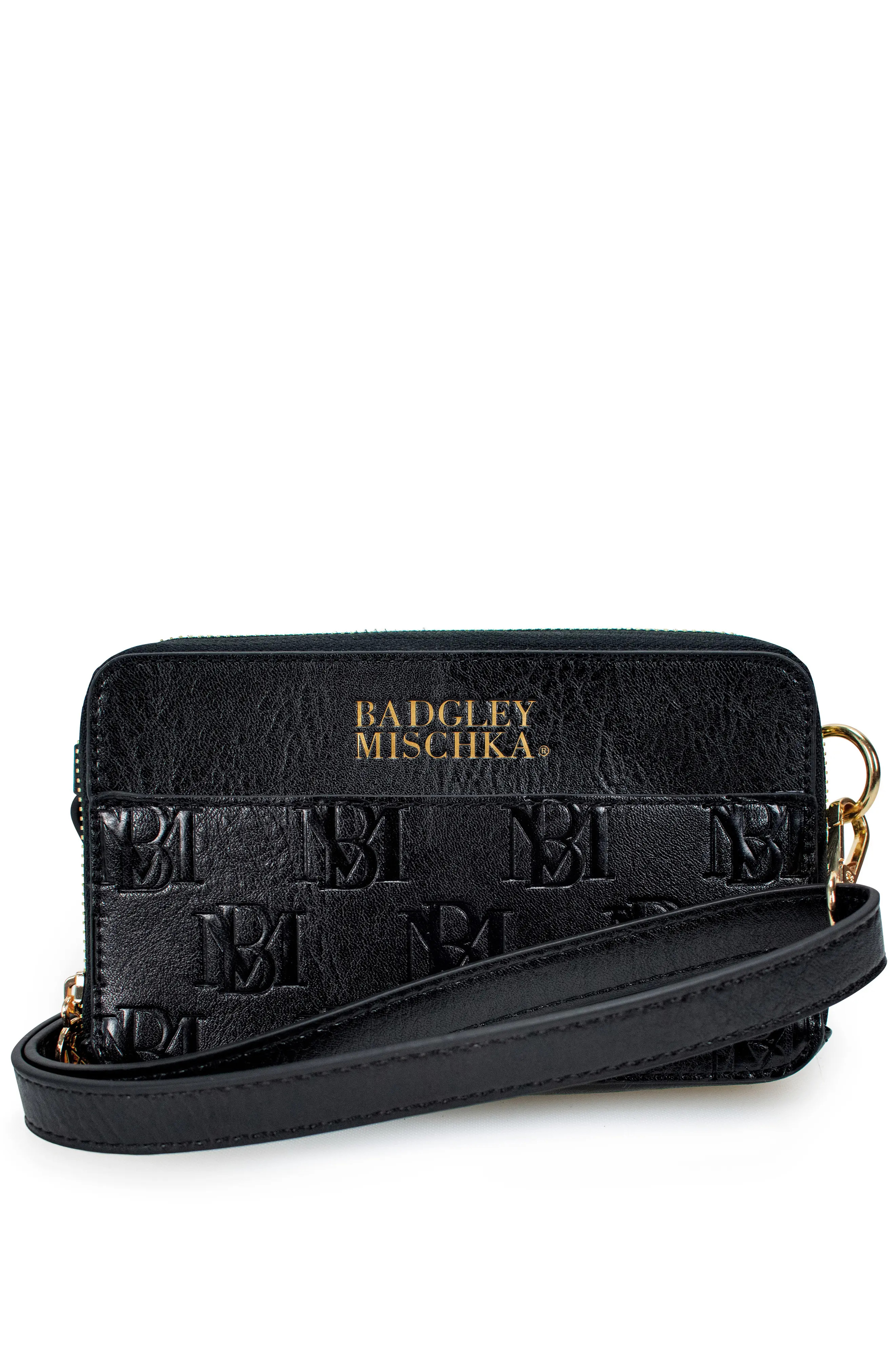 BADGLEY MISCHKA Madalyn Vegan Leather Pouch Belt Bag in Champagne at Nordstrom | Nordstrom