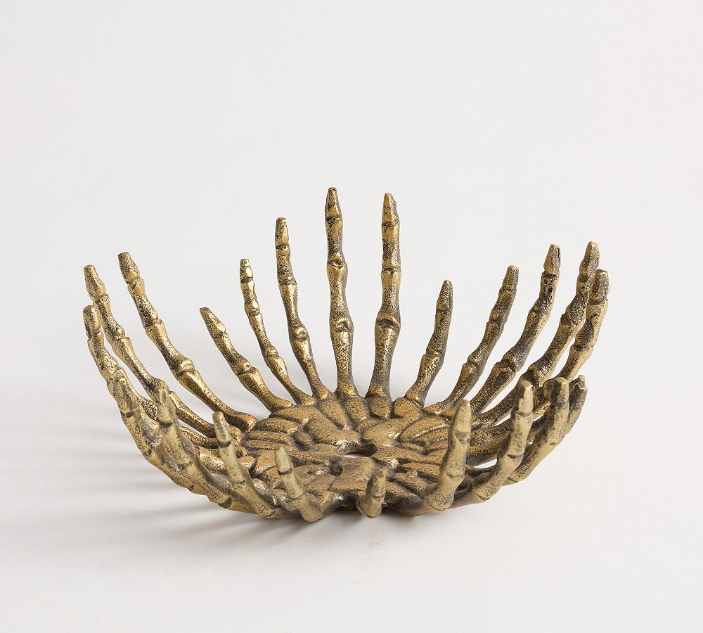 Brass Skeleton Hand Bowl | Pottery Barn (US)