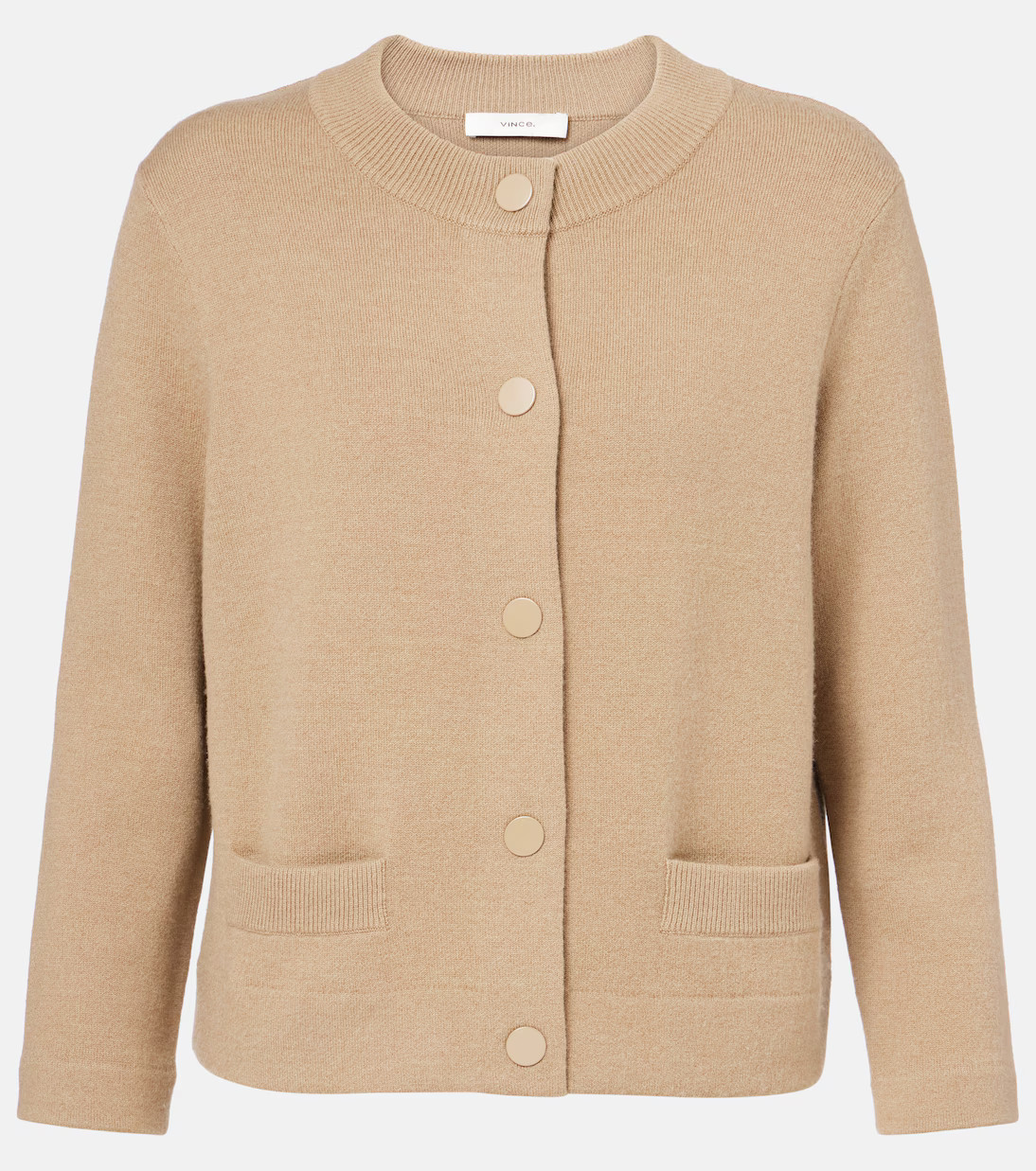 Shrunken wool and cashmere cardigan | Mytheresa (US/CA)
