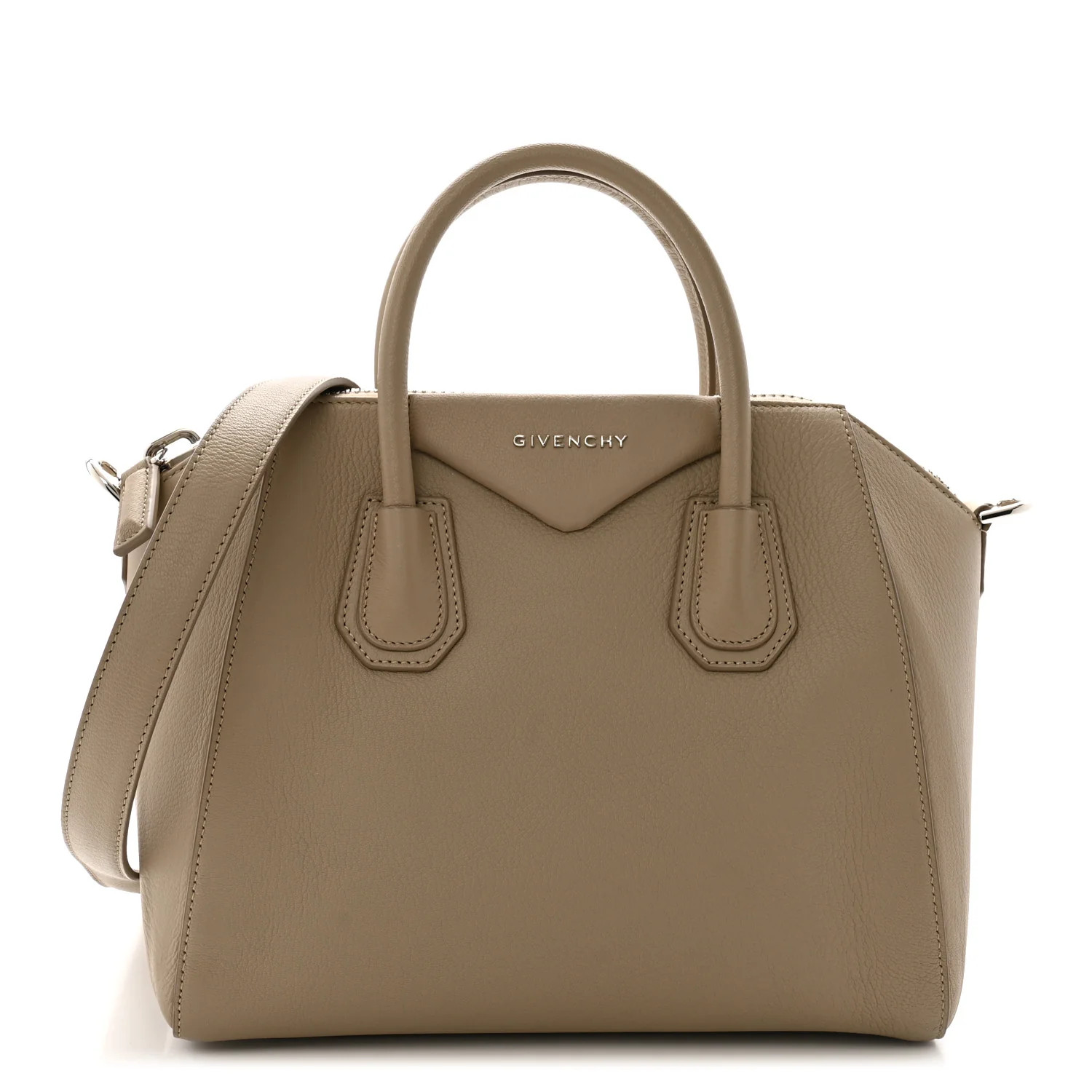 Givenchy Sugar Goatskin Small Antigona Beige 1705037 | FASHIONPHILE (US)