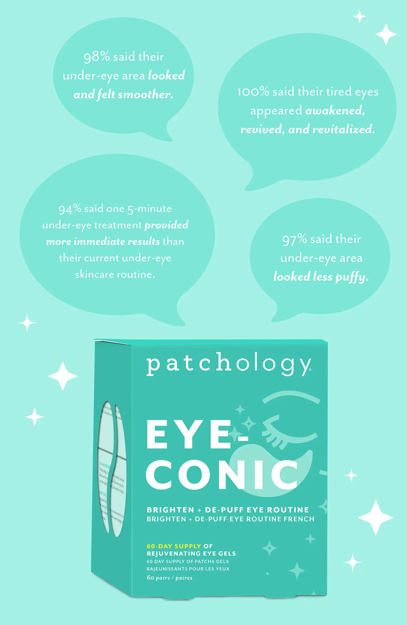 Patchology Eye-Conic Brighten + De-Puff Eye Routine Set $100 Value | Nordstrom | Nordstrom