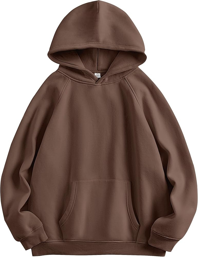 ANRABESS Women Hoodies Fleece Oversized Sweatshirt Casual Basic Long Sleeve Athletic Workout Pull... | Amazon (US)