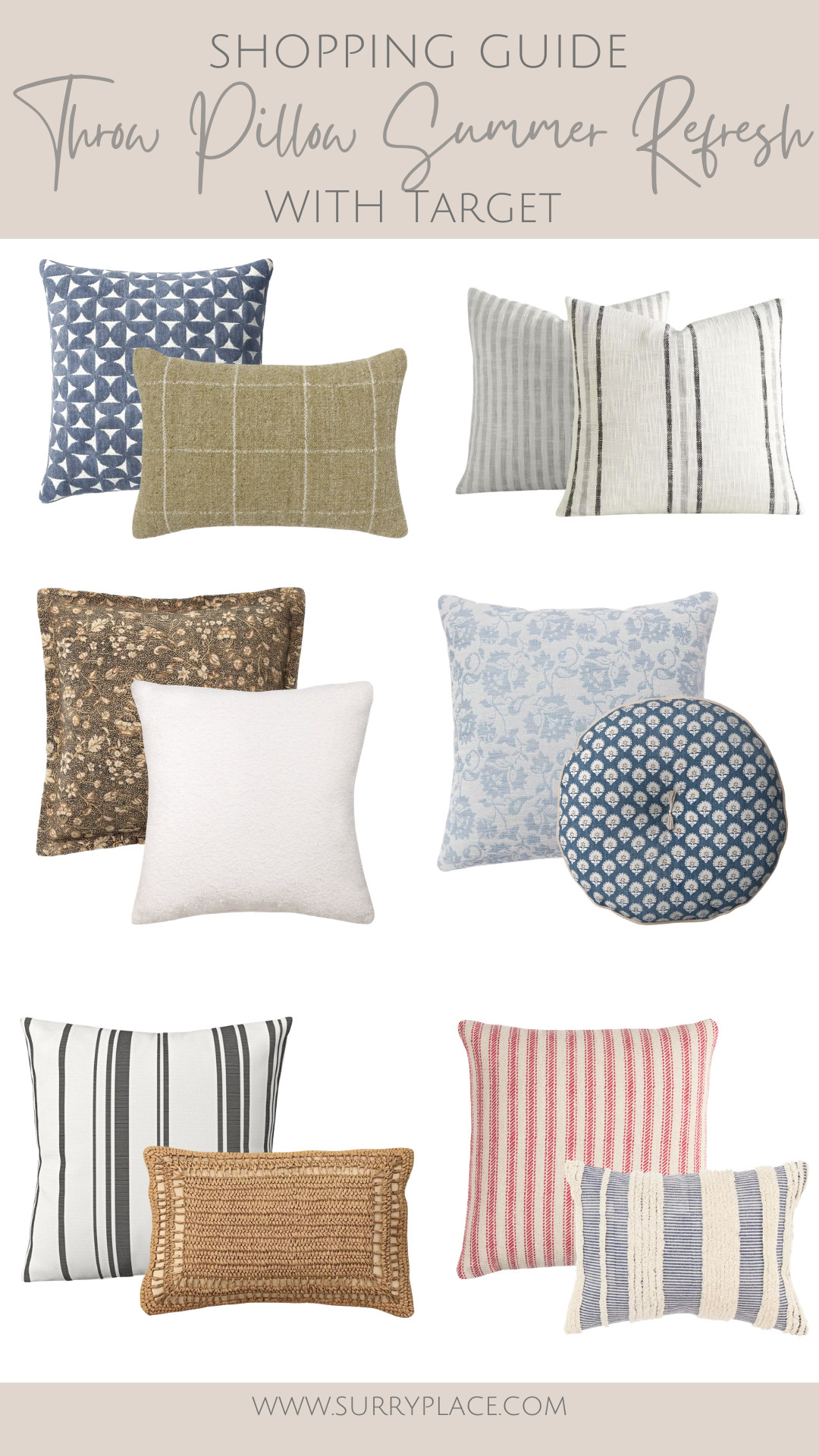 Throw Pillow Summer Refresh 

 #LTKHome