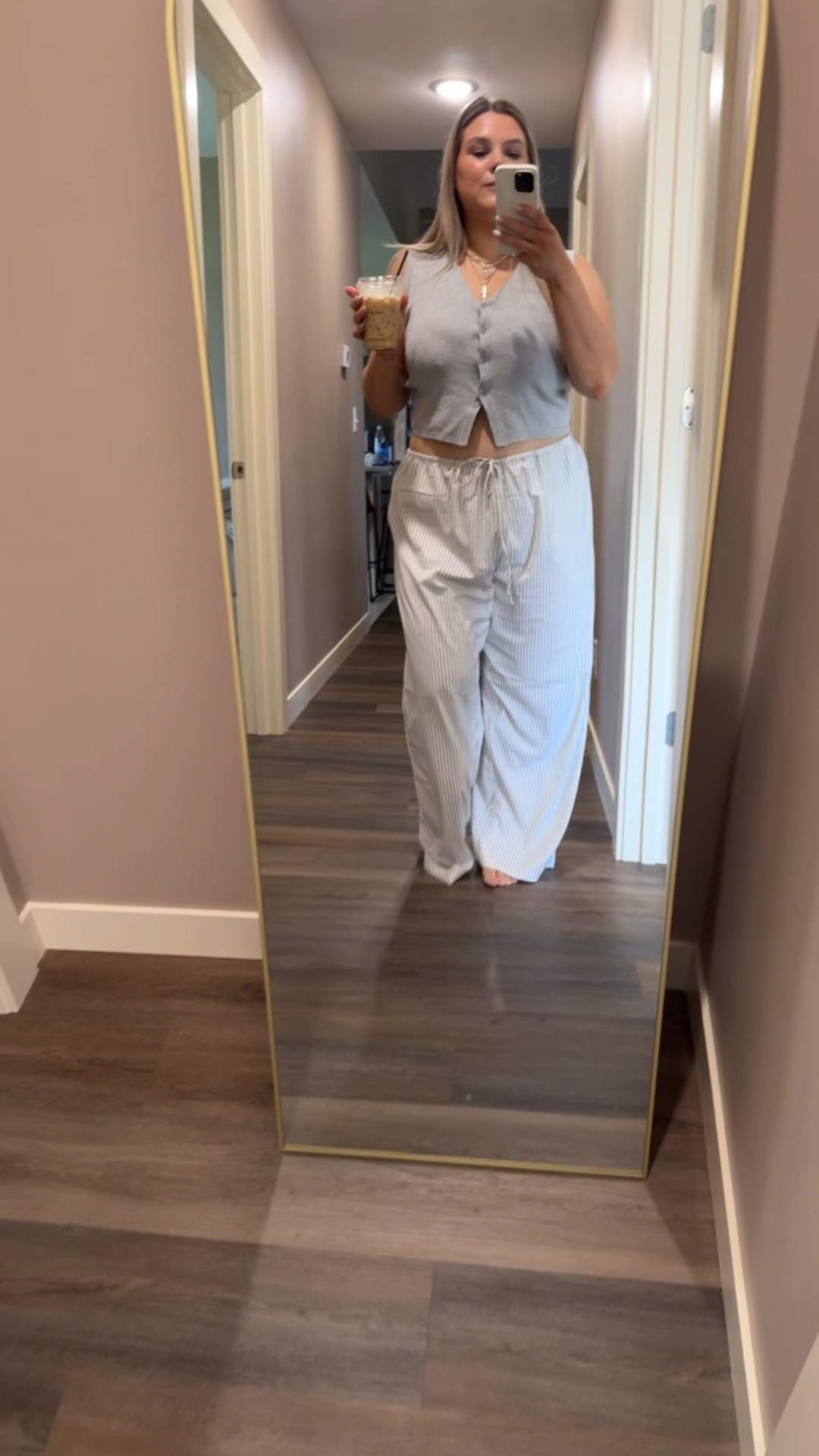 I sized up in the pants for a looser fit 


#LTKBeauty #LTKPlusSize #LTKMidsize