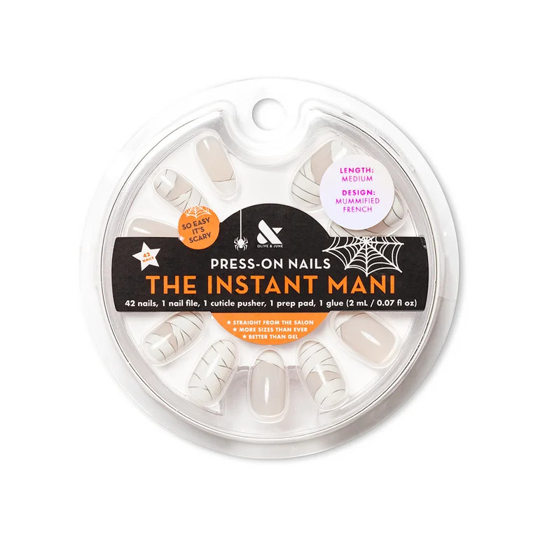 Olive & June Press Oval Medium, Mummified French, 42 Ct | Walmart (US)