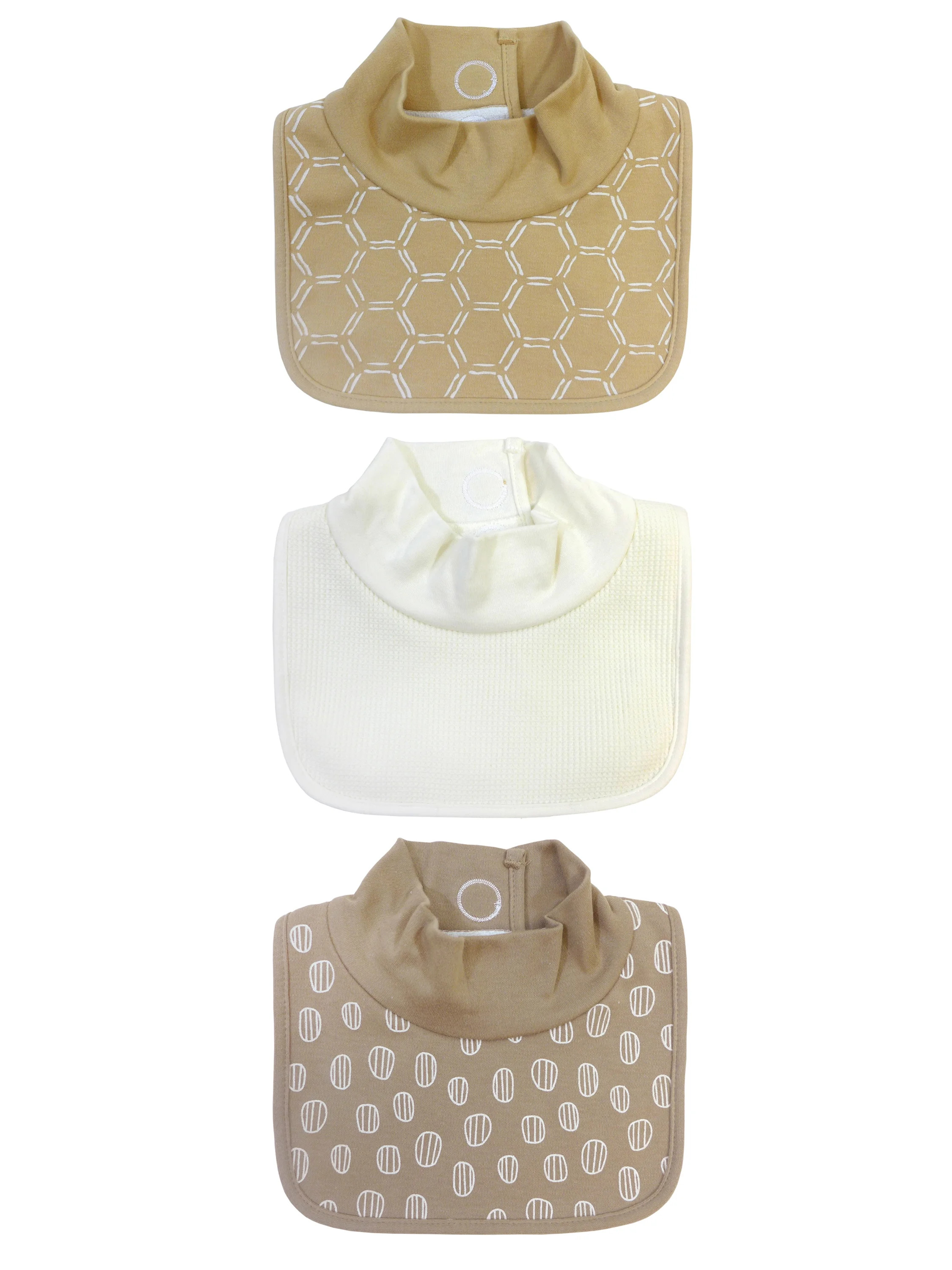 Parents Choice Baby Print Mock Neck Bibs, 3-Pack | Walmart (US)