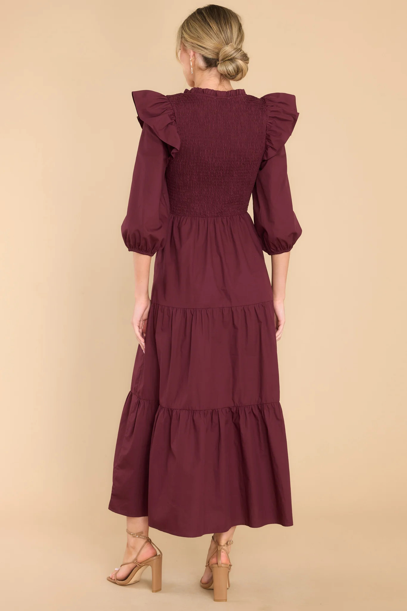 If You Know You Know Burgundy Maxi Dress | Red Dress 