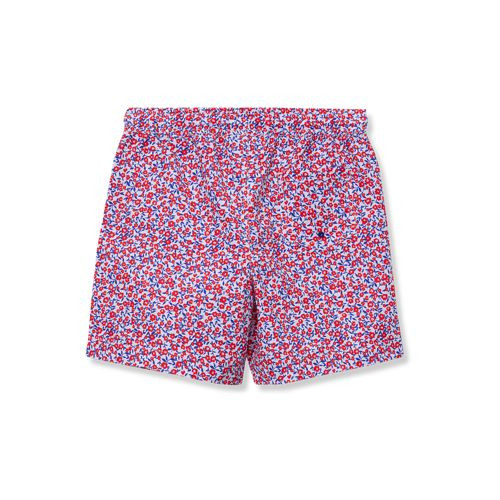 Boys Chlorine Resistant 5in Swim Trunks with Mesh Liner - Lands' End - Green - XL | Lands' End (US)