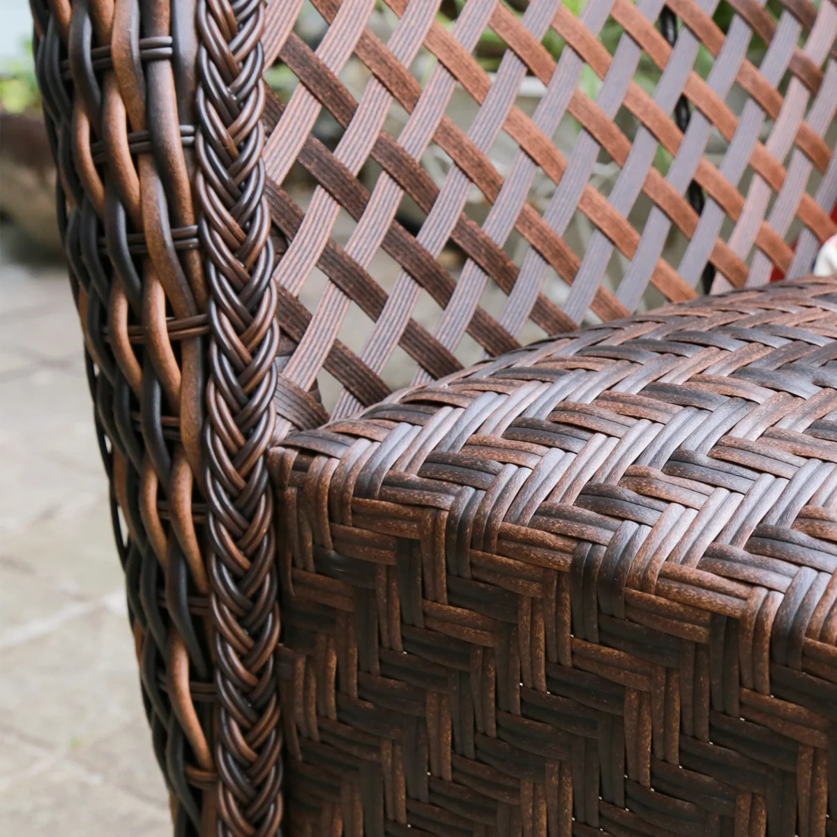 Aiyet Wicker Outdoor Chair (Set of 2) | Wayfair North America