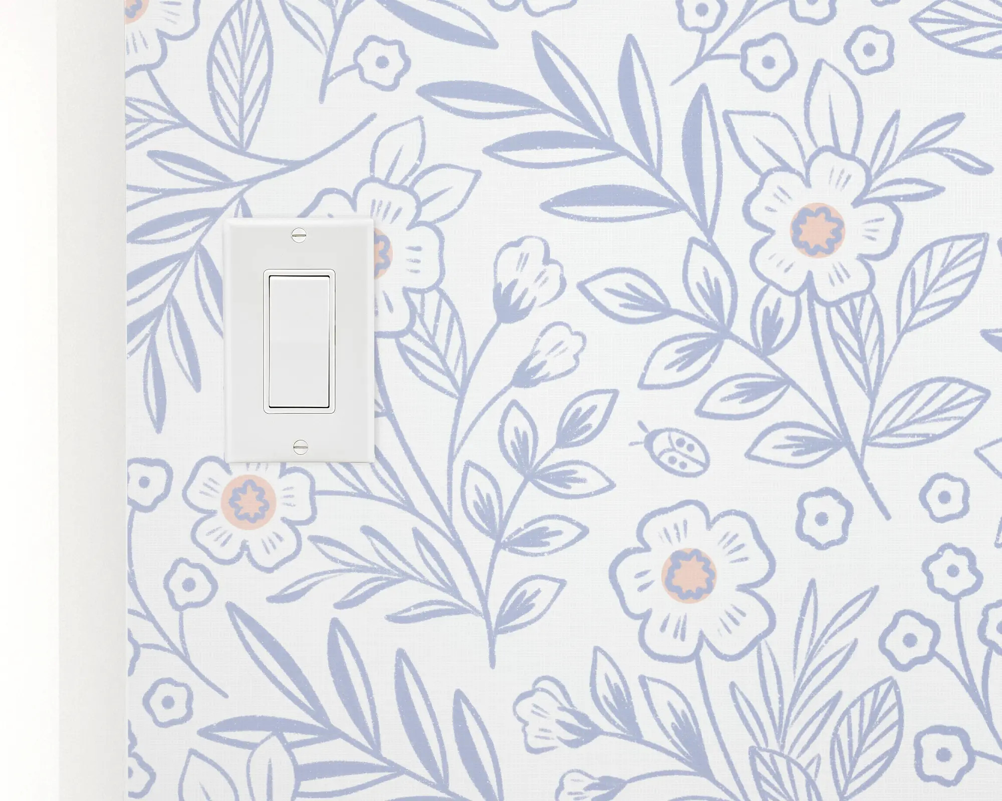 Peel And Stick Removable Wallpaper Garden Flora Sample | Love vs. Design