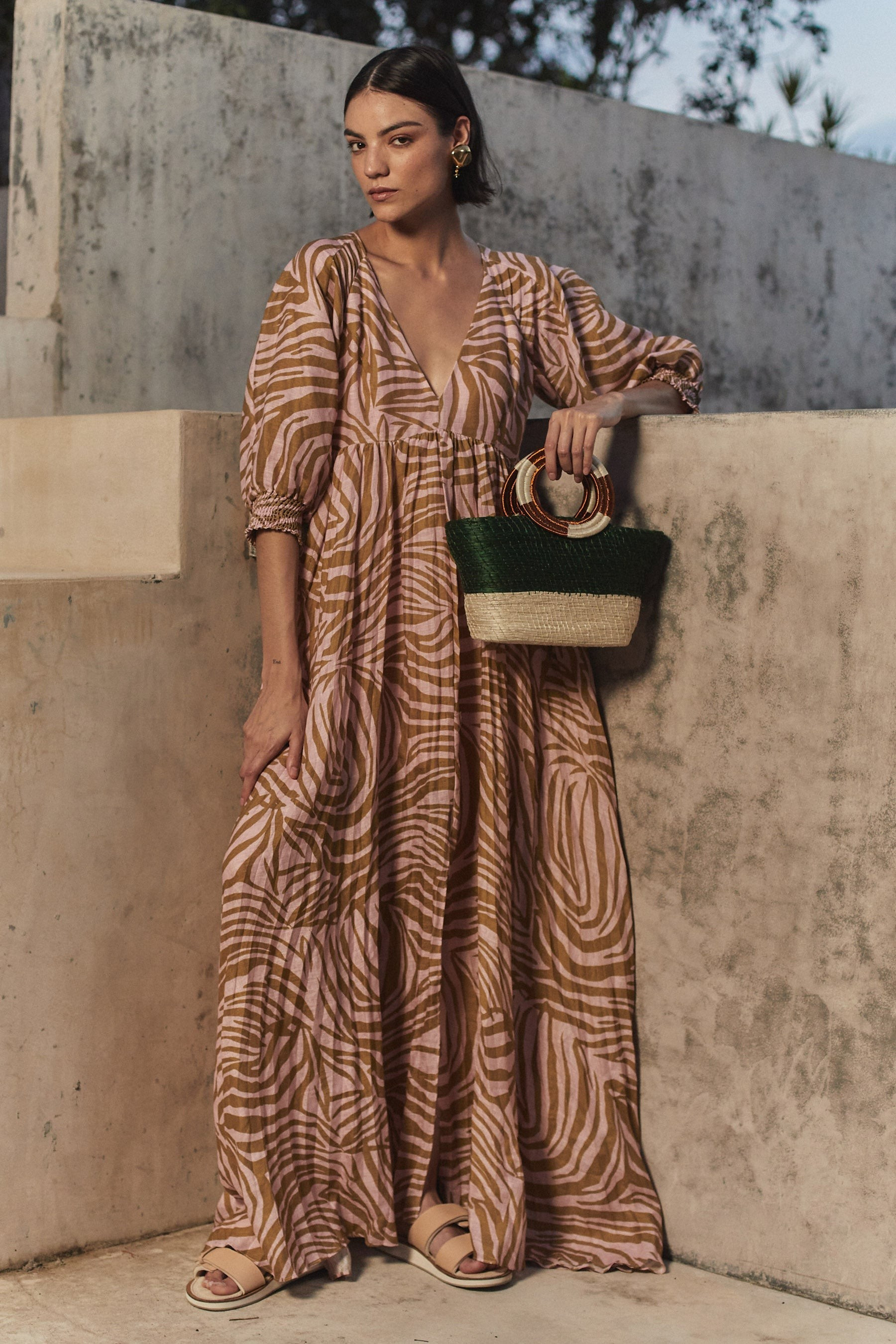 Julie Dress - Rose Zebra | Modatrova