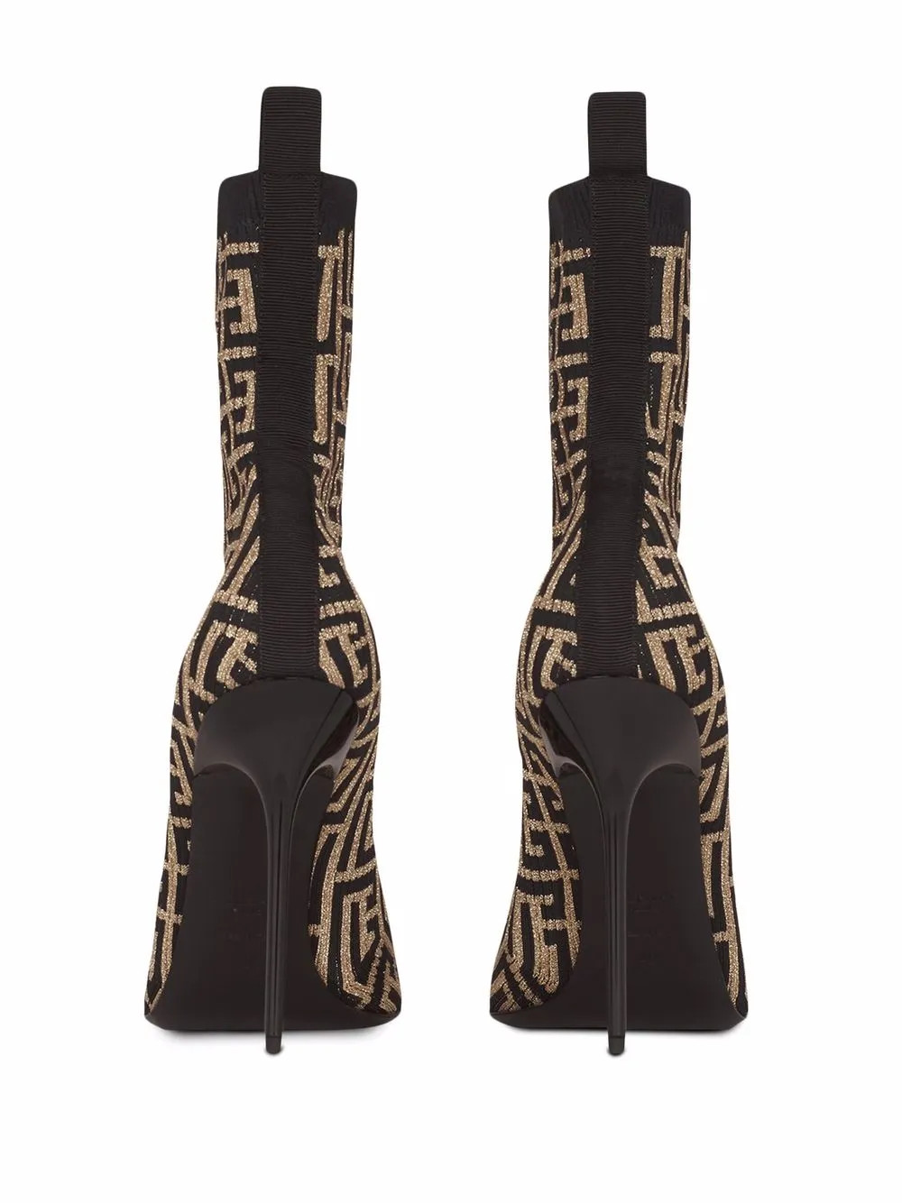 monogram glitter knitted ankle boots | Farfetch (US)