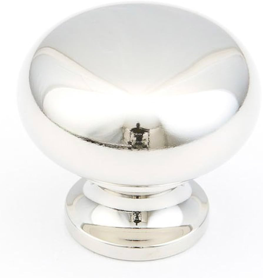 Schaub Traditional Collection 1-1/4 in. (32mm) Knob, Polished Nickel - 706-PN | Amazon (US)