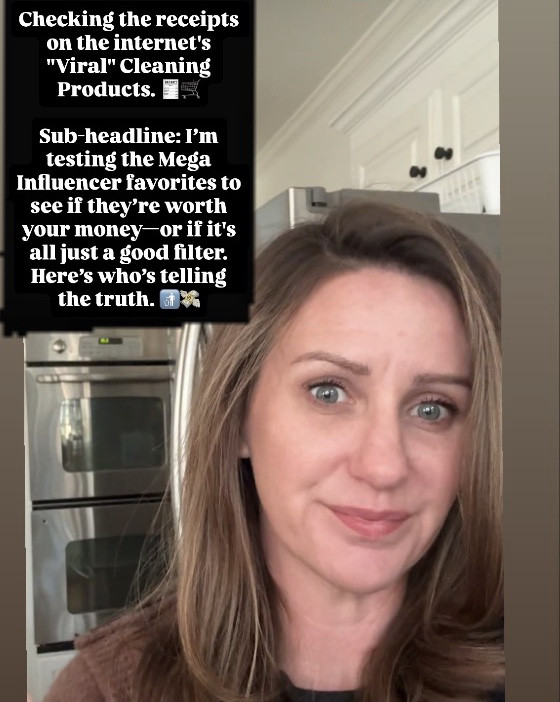 The "Viral" Cleaning Products: Real Talk Edition 🧼✨ This was so fun- follow for Part 2! 

I finally stopped wondering if these "must-have"home cleaning products actually work and just bought them myself. Since I am Spring Cleaning and I’m starting a new series to see which ones are actually worth the hype and which ones are just... well, not.

I’m all about a calm, clean home, but I have zero interest in wasting my time or money on things that don't perform. Much less do I have the space for things that do not serve me. Swipe through to see my honest receipts! I found a few gems that are officially staying in my cleaning cabinet (that E-Cloth is a total game changer for my windows) and a few that didn't quite make the cut. 🚮🥂

I’ve put all the winners that actually survived my test in my “Spring Clean” list below! All from @walmart

#SpringClean #CleaningHacks #ViralCleaningProducts #HomeCleaning #LtkHome #LtkUnder50 #LtkUnder25 #NonToxicCleaning #HonestReview #LtkVideo #LtkSeasonal #Walmart

#LTKspring #LTKmomlife #LTKHome