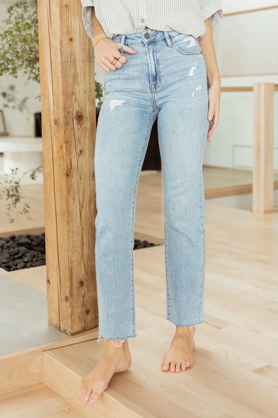 Megan Straight Leg Jeans | Bohme