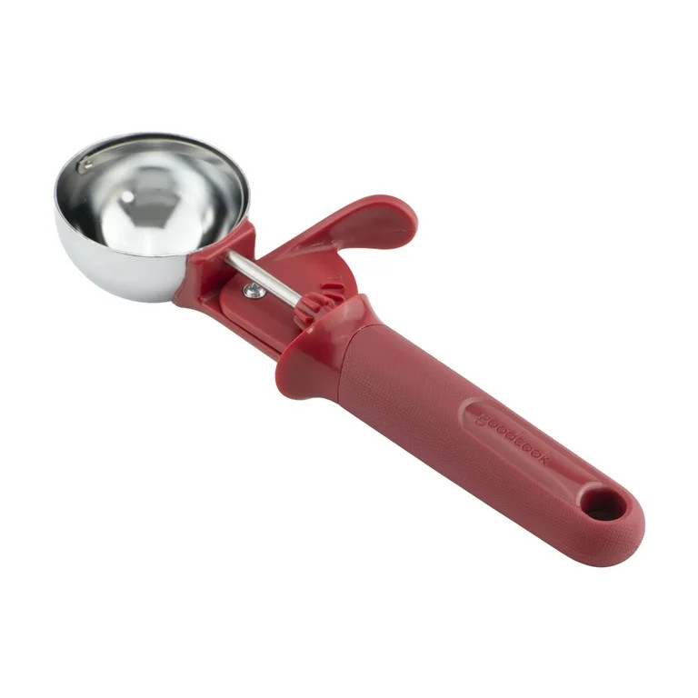 GoodCook PROfreshionals Self-Defrosting Aluminum Ice Cream Scoop, Red | Walmart (US)