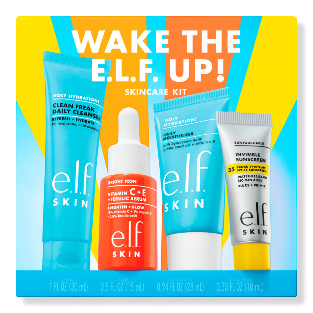 e.l.f. Cosmetics Wake the e.l.f. Up! Skincare Kit | Ulta