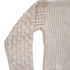 Dizzy Gal cropped knit crew neck sweater | Poshmark