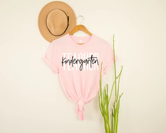 Kindergarten Teacher Shirt Kindergarten Shirt for Teachers - Etsy | Etsy (US)