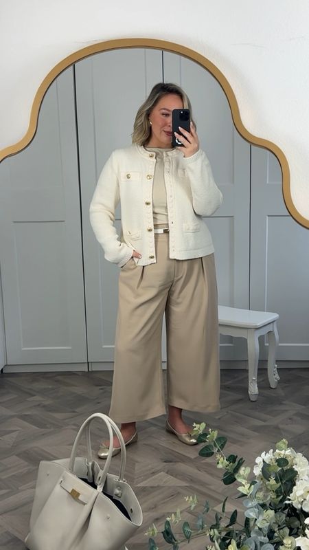 another cropped trouser outfit! These are so comfy, true to size and this is how they fit on me (I’m 5ft 2 and a half and wear a 14)

River Island, H&M, Demellier, New Look, Amazon Fashion, Midsize Outfit, Workwear, Spring style 

#LTKworkwear #LTKuk #LTKspring