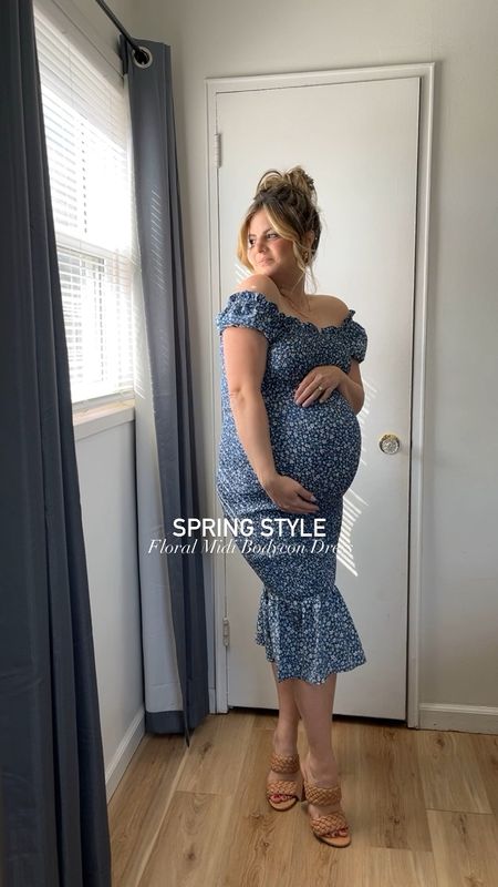 this dress is sooo flattering if you have a growing bump (not maternity tho)!! wearing my normal size medium and they is plenty of room! 

#amazon #springstyle #maternity

#LTKfindsunder50 #LTKstyletip #LTKbump