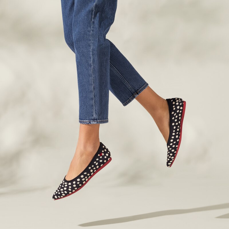 Pointed-Toe Ballet Flats (Aria 5°) | VIVAIA