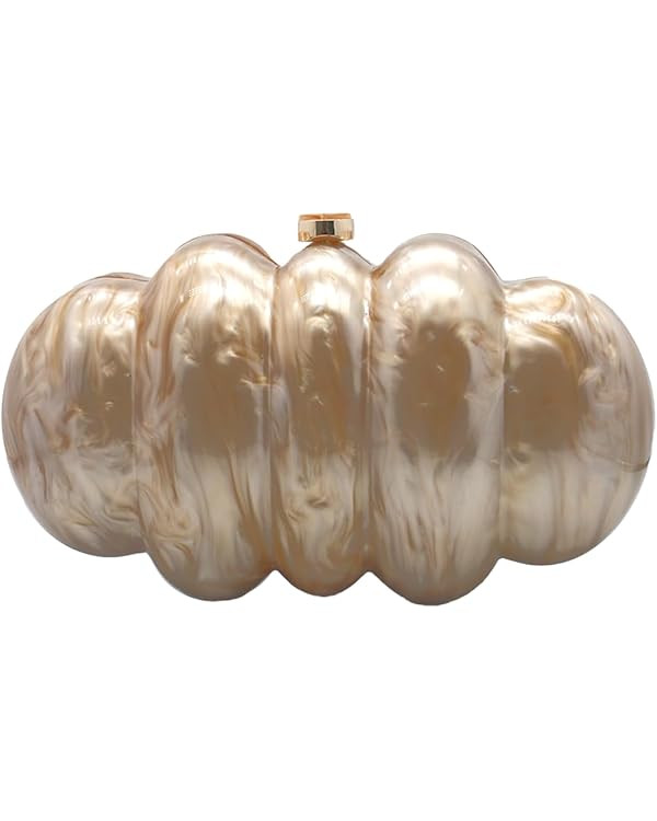 Women Puff Acrylic Clutch Purse Glitter Marble Acrylic Handbag Unique Evening Bag Chain Shoulder ... | Amazon (US)