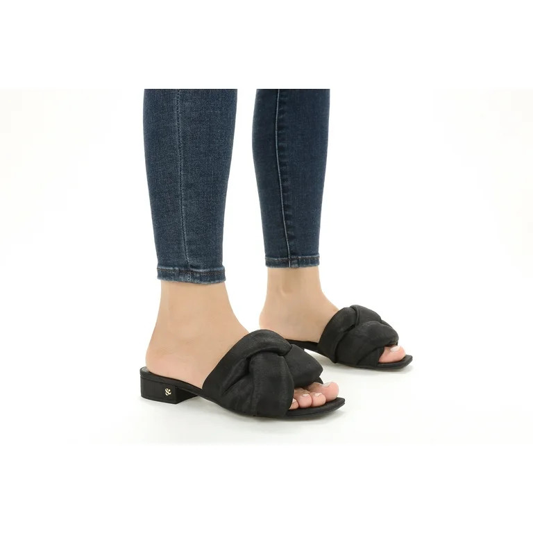 Sam & Libby Women's Kendall Knotted Upper Slide Sandal | Walmart (US)
