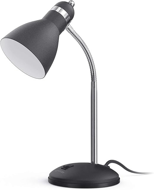 LEPOWER Metal Desk Lamp, Eye-Caring Table Lamp, Study Lamps with Flexible Goose Neck for Bedroom ... | Amazon (US)
