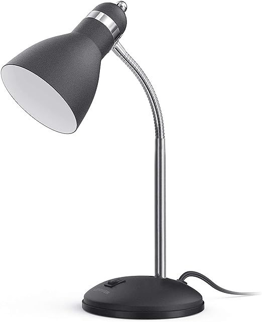 LEPOWER Metal Desk Lamp, Eye-Caring Table Lamp, Study Lamps with Flexible Goose Neck for Bedroom ... | Amazon (US)