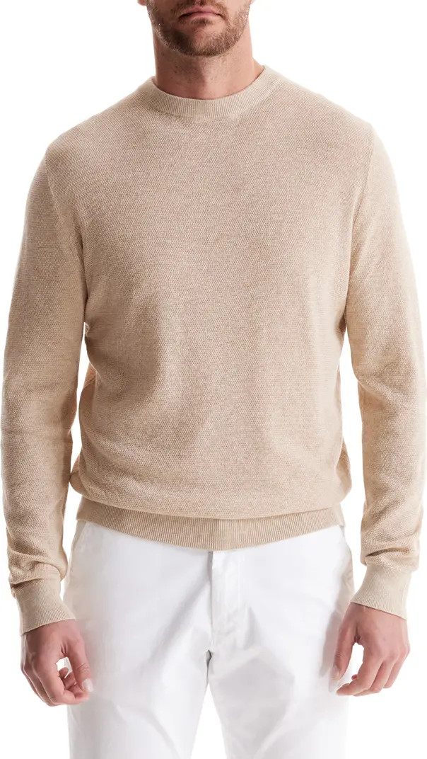 Bird's Eye Jersey Crewneck Sweater | Nordstrom