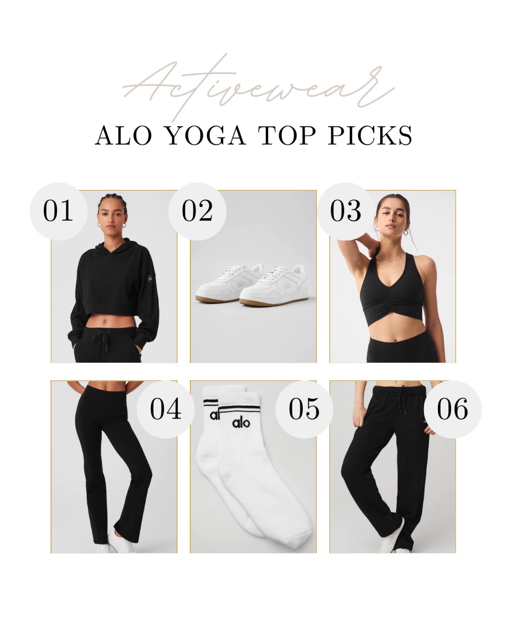 Get your flow on with these top Alo Yoga activewear picks, perfect for powering through any workout. // 

Alo Yoga, Alo Leggings, Alo Sneakers, Active, Activewear, Active Wear, Fitness, Gym Fitness, Athleisure, Athleisure Outfits, Athletic, ,Athletic Wear, Athletic Outfits, Fashion

#LTKfitness #LTKstyletip #LTKshoecrush
