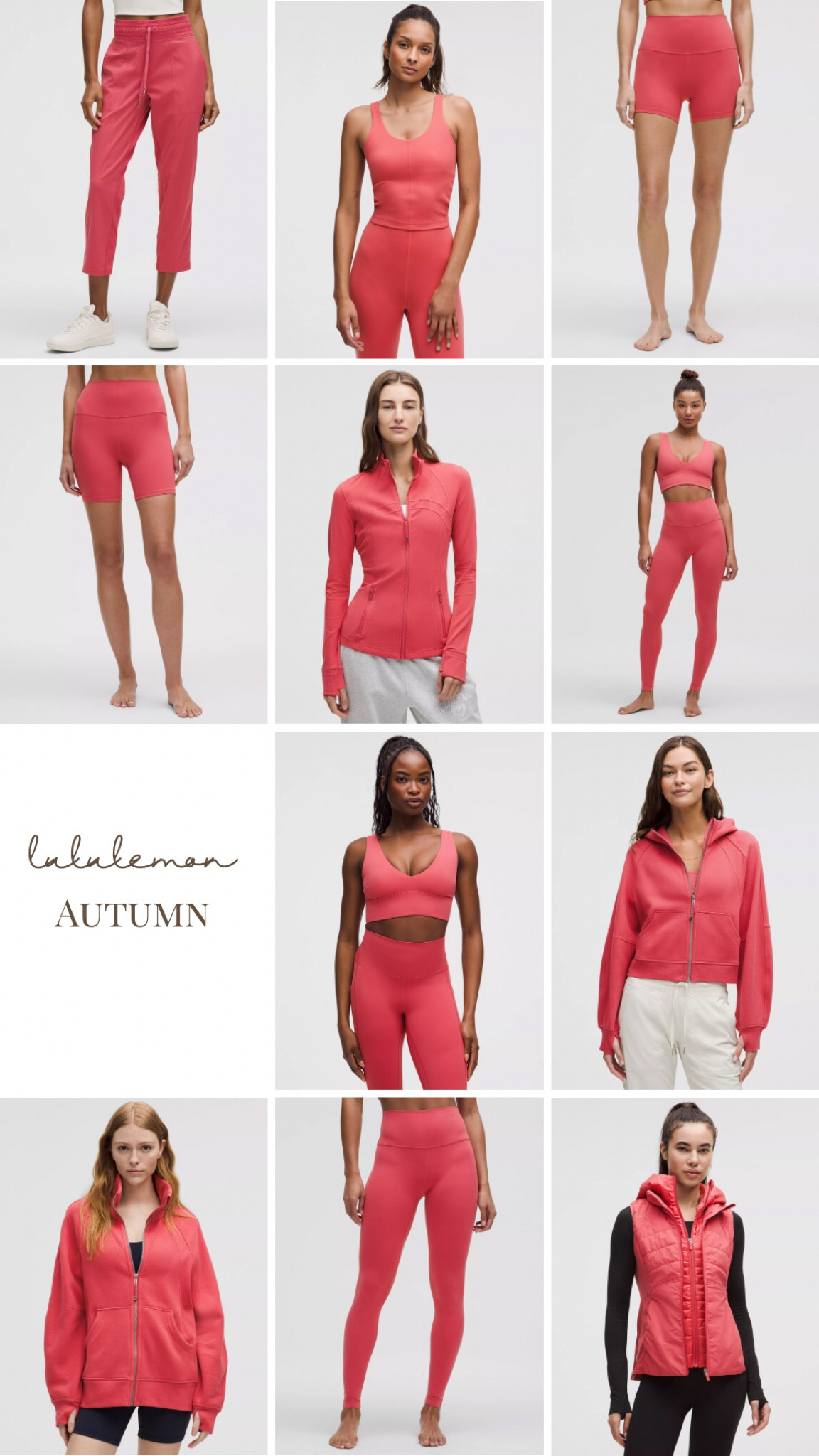 Lululemon Desert Rose for autumns, true autumn, dark autumn, soft autumn, hocautumn, house of colour autumn, color analysis, warm autumn, define jacket, align leggings, puffer vest, align high rise short 6”, dance studio mid-rise cropped pant, another mile vest

#LTKMidsize #LTKStyleTip #LTKActive