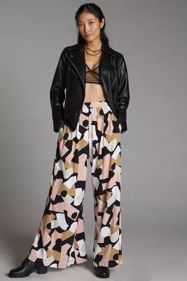 Corey Lynn Calter Abstract Wide-Leg Pants | Anthropologie (US)