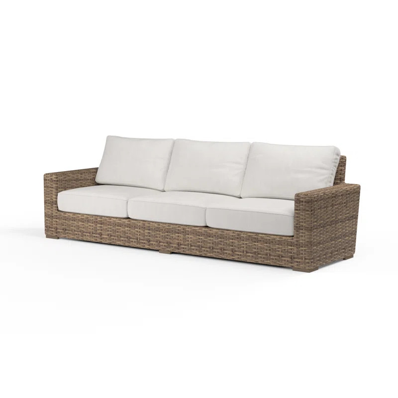 Sunset West Havana 106'' Wide Outdoor Patio Sofa with Cushions | Wayfair | Wayfair North America