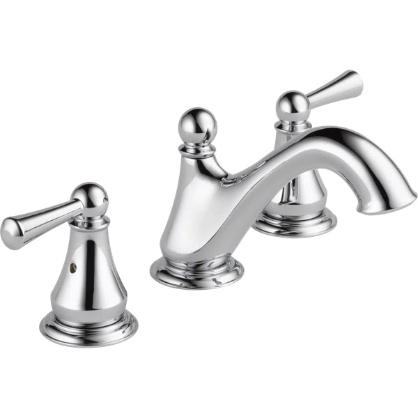 Haywood Widespread Bathroom Faucet 3 Hole, 2-handle Bathroom Sink Faucet with Drain Assembly | Wayfair North America