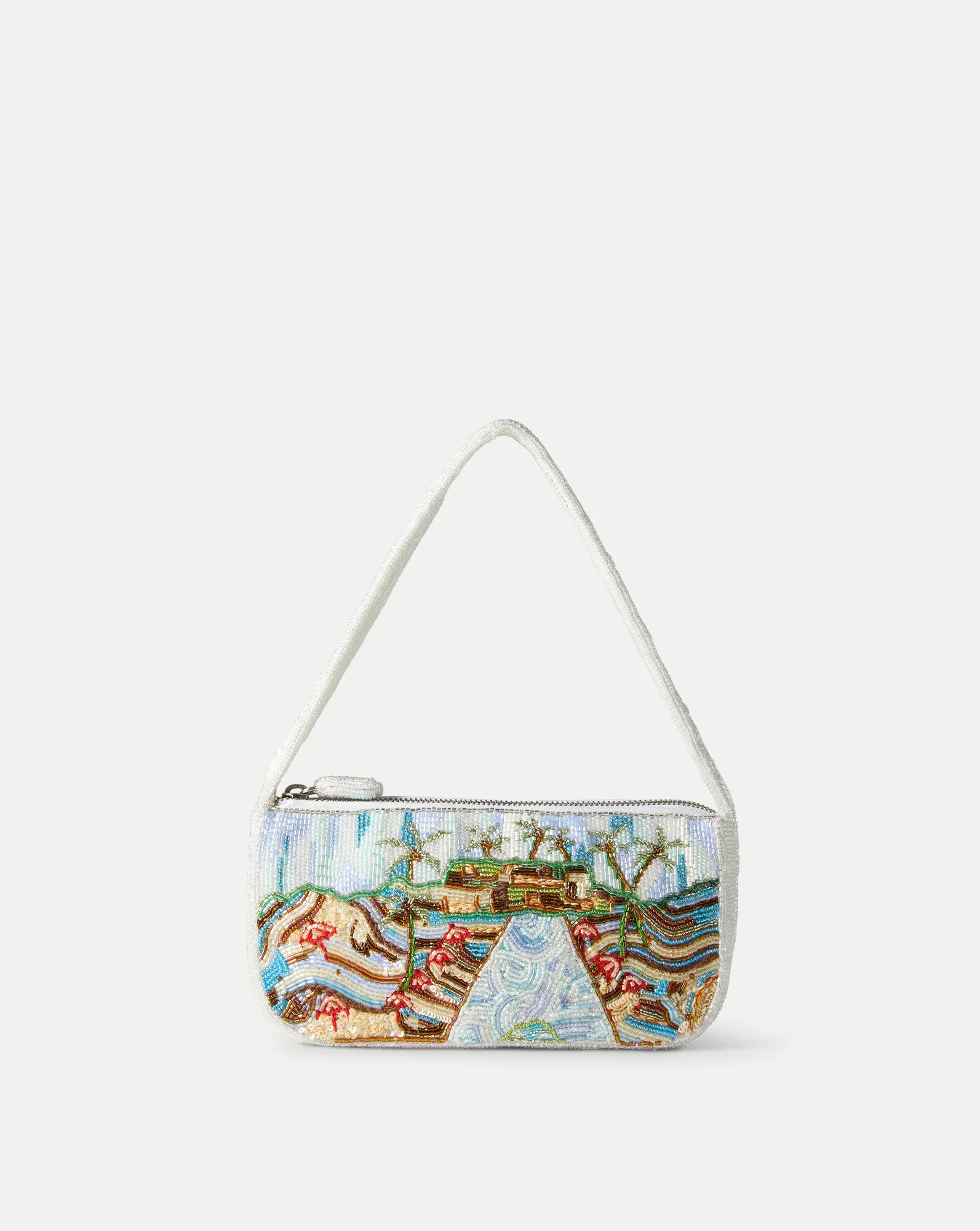 Pauline Beaded Shoulder Bag in Multi | Veronica Beard | Veronica Beard
