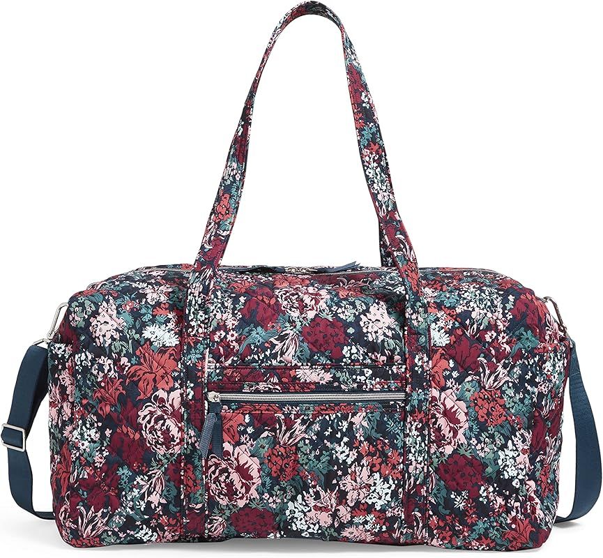 Vera Bradley Women's Performance Twill Large Travel Duffle Bag | Amazon (US)