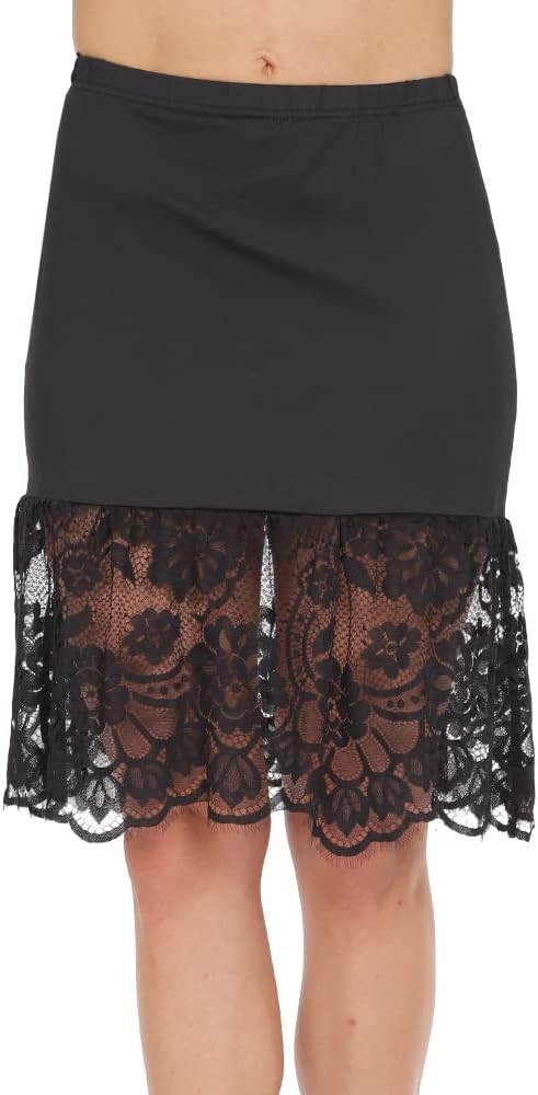 MANCYFIT Half Slips for Under Dresses Extender Slip Skirt for Women Lace Trim Long Underskirt 22 ... | Amazon (US)