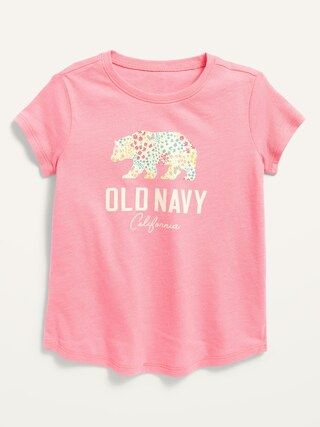 Short-Sleeve Logo-Graphic Tee for Toddler Girls | Old Navy (US)