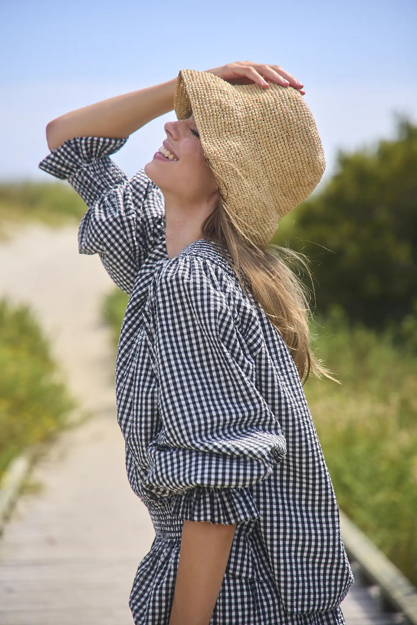 Hayes Top | Seersucker Gingham Top | Hunter Bell | Hunter Bell