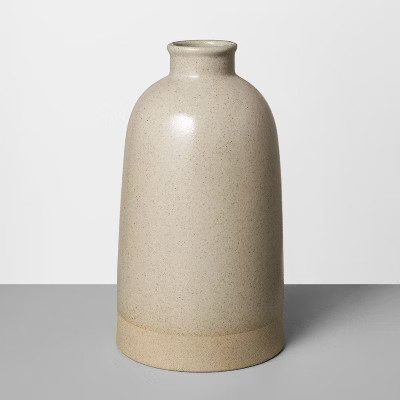 Stoneware Vase Gray - Hearth & Hand™ with Magnolia | Target