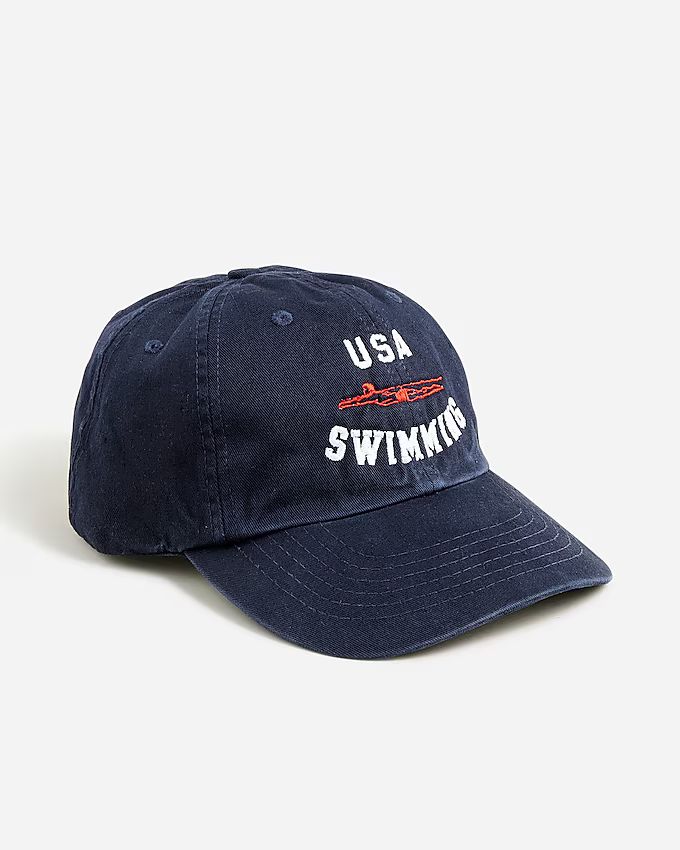 Limited-edition USA Swimming&reg; X J.Crew baseball cap | J. Crew US