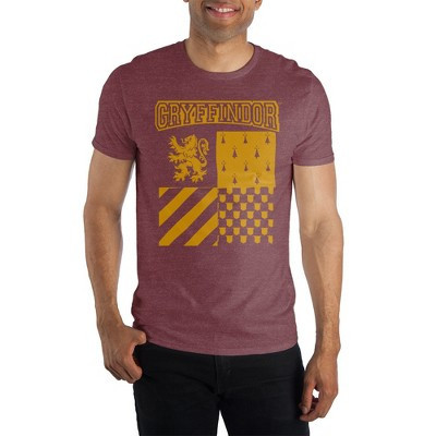 Harry Potter Gryffindor Element of Fire Men's Burgundy Tee T-Shirt Shirt-X-Large | Target