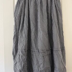 Gap x Doen Gingham Midi Skirt Size Large (L) | Poshmark