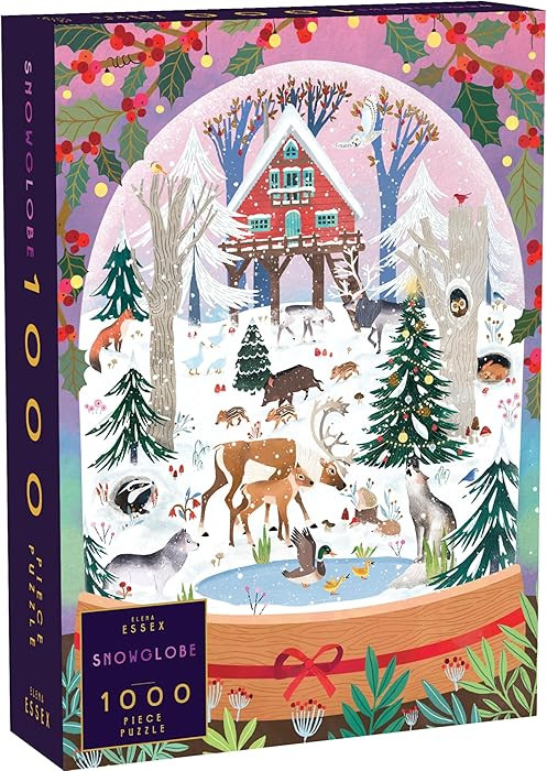 Christmas Puzzle - Snowglobe | Christmas Puzzles 1000 Pieces | Puzzles for Adults 1000 Pieces | J... | Amazon (US)