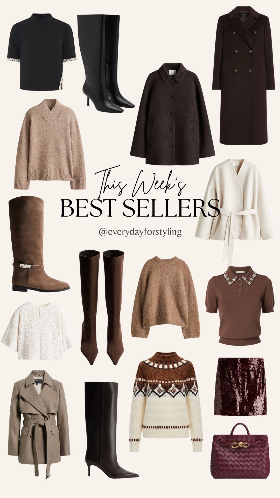 Here are the items EVERYONE couldn’t stop buying — your timeless, elegant best sellers 🍂

[ best sellers fashion, weekly best sellers, trending outfits 2025, winter fashion must haves, elegant style essentials, classy wardrobe staples, chic outfit ideas, luxury aesthetic style, everyday classy outfits, fashion roundup, everydayforstyling ] 

#bestsellers #winterfashion2025 #elegantstyle #classyoutfits #neutralwardrobe #fashionroundup #outfitinspo #everydayforstyling #winterstyleguide #trendingnow #pinterestoutfits #capsulewardrobe #chicessentials #styleinspiration #outfitideas2025 

#LTKHoliday #LTKCyberWeek #LTKSaleAlert