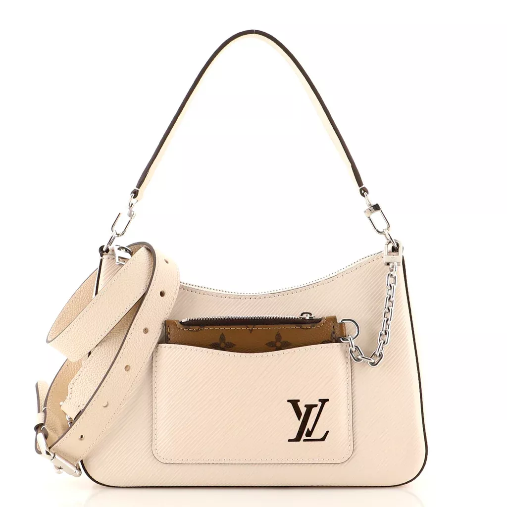 Louis Vuitton Neutrals EPI Marelle w/ Pouch